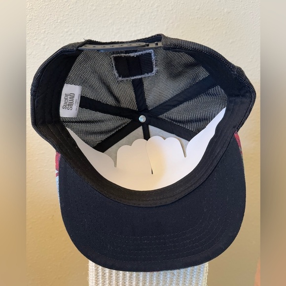 Suicide Squad Graphic Adjustable Baseball Cap Hat Snapback Trucker Mesh DC Comic - Picture 5 of 6